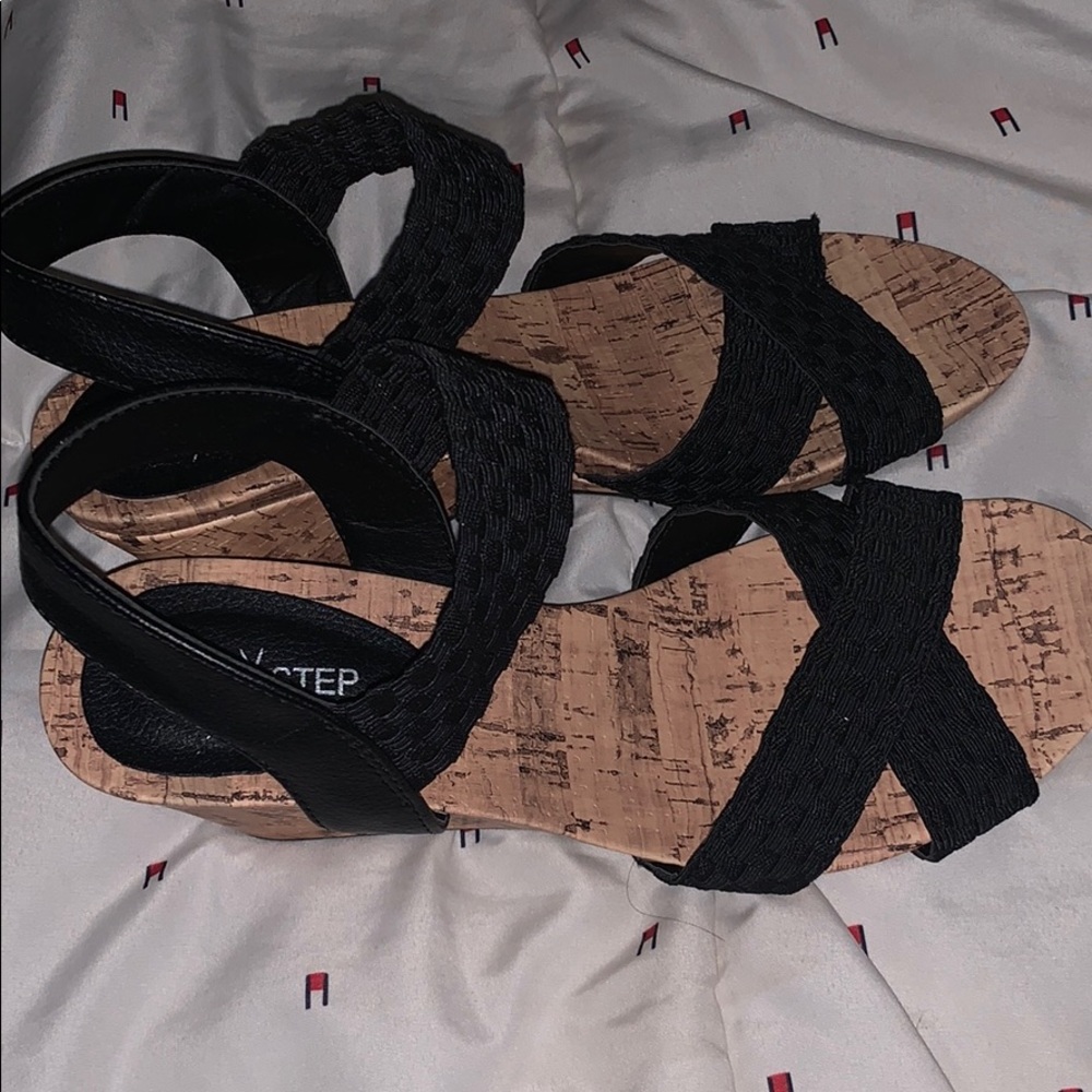 black heels